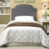 Hasselt Headboard Model Cm7880Gy-Hb-King Headboard By Furniture Of America